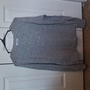 Magnolia Boutique Heather Grey Brushed Crew Neck Sweater Size M/L